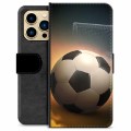iPhone 13 Pro Max Premium Plånboksfodral - Fotboll