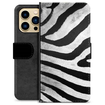 iPhone 13 Pro Max Premium Plånboksfodral - Zebra