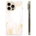 iPhone 13 Pro Max TPU-Skal - Gyllene Pärlmarmor