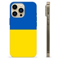 iPhone 13 Pro Max TPU-Skal Ukrainska Flaggan - Gul och ljusblå