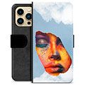 iPhone 13 Pro Max Premium Plånboksfodral - Ansiktsfärg