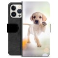 iPhone 13 Pro Premium Plånboksfodral - Hund