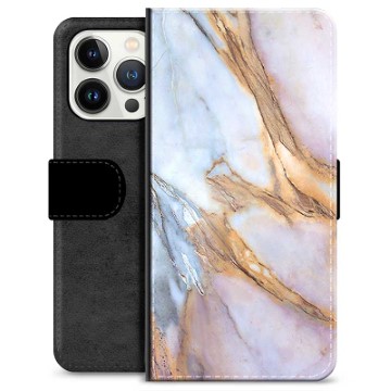iPhone 13 Pro Premium Plånboksfodral - Elegant Marmor