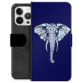iPhone 13 Pro Premium Plånboksfodral - Elefant