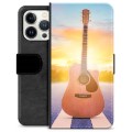 iPhone 13 Pro Premium Plånboksfodral - Gitarr
