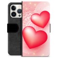 iPhone 13 Pro Premium Plånboksfodral - Kärlek