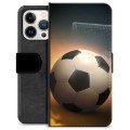 iPhone 13 Pro Premium Plånboksfodral - Fotboll