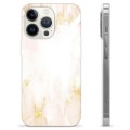 iPhone 13 Pro TPU-Skal - Gyllene Pärlmarmor
