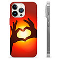 iPhone 13 Pro TPU-Skal - Hjärtsiluett