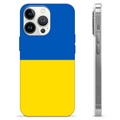 iPhone 13 Pro TPU-Skal Ukrainska Flaggan - Gul och ljusblå