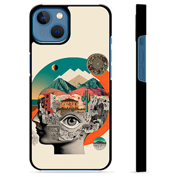 iPhone 13 Skyddsskal - Abstrakt Collage