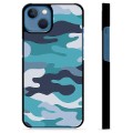 iPhone 13 Skyddsskal - Blå Kamouflage