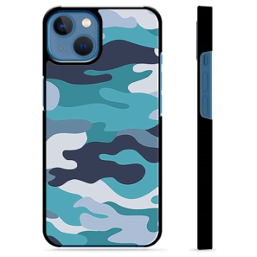 iPhone 13 Skyddsskal - Blå Kamouflage