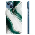 iPhone 13 TPU-Skal - Smaragdmarmor