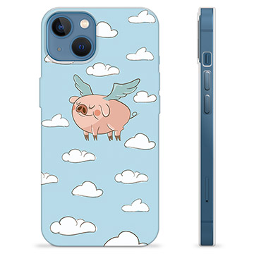 iPhone 13 TPU-Skal - Flygande Gris