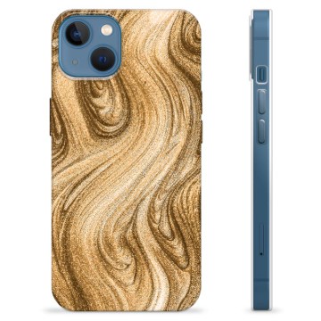 iPhone 13 TPU-Skal - Gyllene Sand