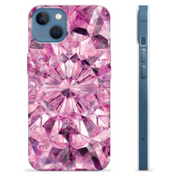iPhone 13 TPU-Skal - Rosa Kristall