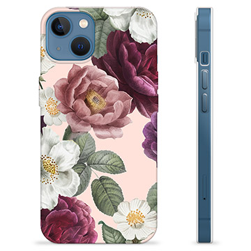 iPhone 13 TPU-Skal - Romantiska Blommor