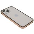iPhone 14 Magnetiskt Skal med Härdat Glas - Guld