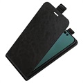 iPhone 14 Max Vertikalt Flipfodral med Korthållare - Svart