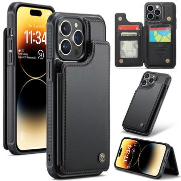iPhone 14 Pro Max Caseme C22 Fodral RFID Kortplånbok - Svart