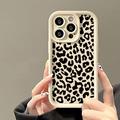 iPhone 14 Pro Max TPU-Skal med leopardtryck - Vit