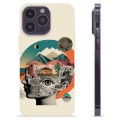 iPhone 14 Pro Max TPU-Skal - Abstrakt Collage