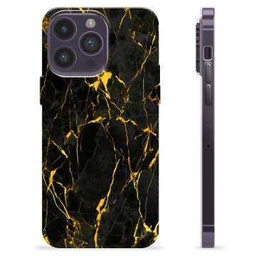 iPhone 14 Pro Max TPU-Skal - Gyllene Granit