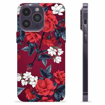 iPhone 14 Pro Max TPU-Skal - Vintage Blommor