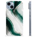 iPhone 14 TPU-Skal - Smaragdmarmor