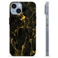 iPhone 14 TPU-Skal - Gyllene Granit