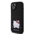 iPhone 15 Hello Kitty Daydreaming Liquid Silikonskal - Svart