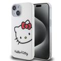 iPhone 15 Hello Kitty IML Kitty Huvudfodral - Vit