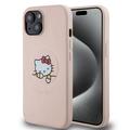 iPhone 15 Hello Kitty Kitty Asleep MagSafe Skal - Rosa