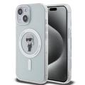 iPhone 15 Karl Lagerfeld IML Ikonik MagSafe fodral - Klar