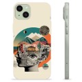 iPhone 15 Plus TPU-Skal - Abstrakt Collage