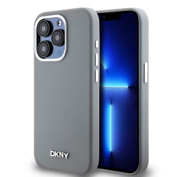 iPhone 15 Pro DKNY Liquid Silicone Metal Logo Skal - Magsafe-kompatibelt