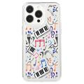 iPhone 15 Pro Fashion TPU-skal - musiknoter