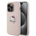 iPhone 15 Pro Hello Kitty Kitty Asleep MagSafe Skal - Rosa