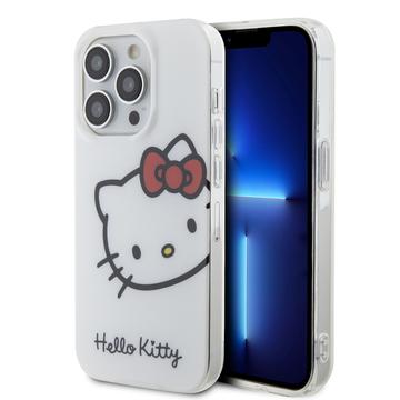 iPhone 15 Pro Max Hello Kitty IML Kitty Huvudfodral - Vit