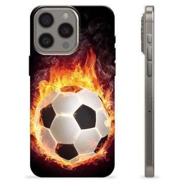 iPhone 15 Pro Max TPU-Skal - Fotbollsflamma