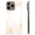iPhone 15 Pro Max TPU-Skal - Gyllene Pärlmarmor