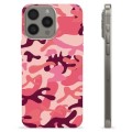 iPhone 15 Pro Max TPU-Skal - Rosa Kamouflage