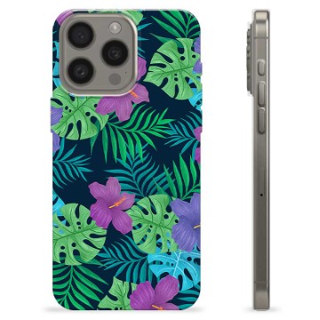 iPhone 15 Pro Max TPU-Skal - Tropiska Blommor