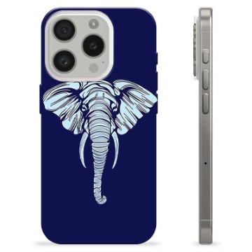 iPhone 15 Pro TPU-Skal - Elefant