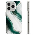 iPhone 15 Pro TPU-Skal - Smaragdmarmor