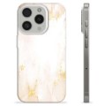 iPhone 15 Pro TPU-Skal - Gyllene Pärlmarmor