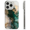 iPhone 15 Pro TPU-Skal - Jade Marmor