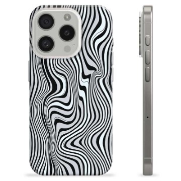 iPhone 15 Pro TPU-Skal - Fascinerande Zebra