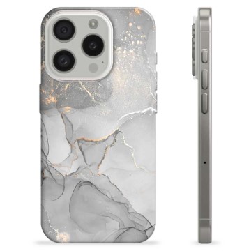 iPhone 15 Pro TPU-Skal - Gnistrande Greige